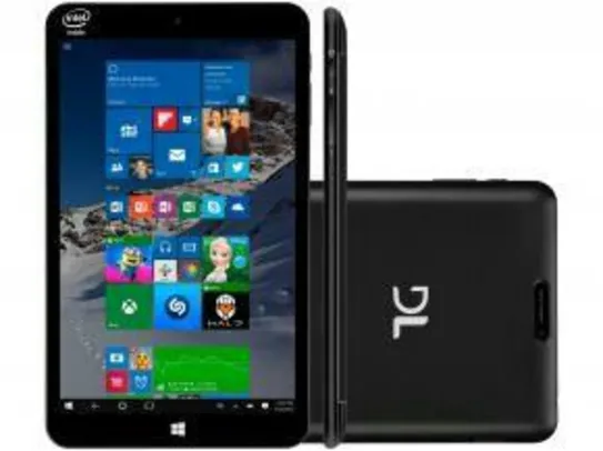 Tablet DL WinPad 800 16GB 8" Windows 10 - Intel Quad Core Câm. 5MP - R$344