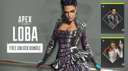 Apex Legends - Conjunto de Desbloqueio Grátis da Loba