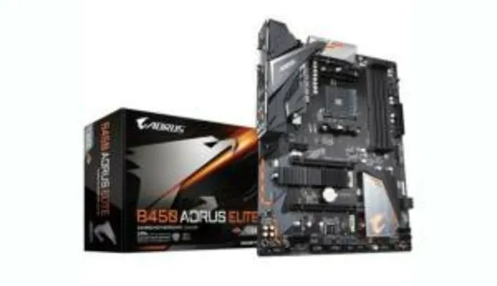 Placa-Mãe Gigabyte B450 Aorus Elite, AMD ATX, DDR4