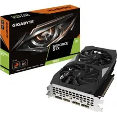 Placa de Vídeo Gigabyte Geforce GTX 1660 OC DUAL, 6GB GDDR5, 192BIT, GV-N1660OC-6GD - R$1.269