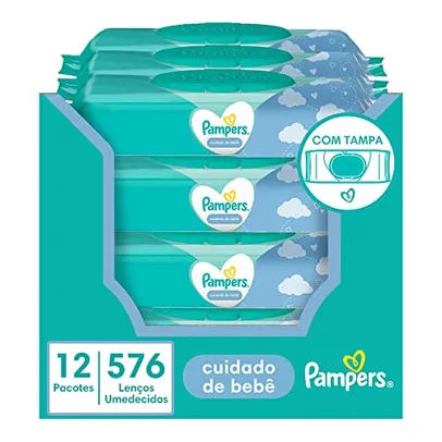 Pampers Bebê Lenços Umedecidos 576 un (12 pacotes com tampa)