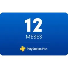 [R$92 CUPOM APP AME] Gift Card Digital Sony Playstation Plus 12 Meses | R$112