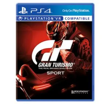 Jogo para PS4 Gran Turismo Sports - Somente pelo APP Magazine Luiza - R$ 105