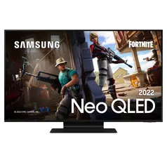 Smart TV Samsung 43" Gaming Neo QLED 4K QN43QN90BAGXZD 2022 Mini Led Painel até 144hz Processador co