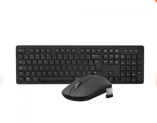 Combo Akko Mouse e Teclado Sem Fio AKP104 WL, Wireless, Preto