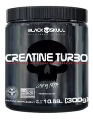 Creatina Turbo - 300g - Caveira Preta / Black Skull