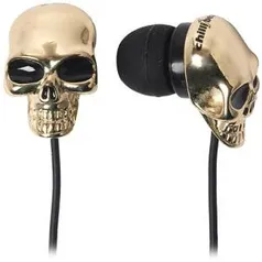 Earphone Chilli Beans SKULLBEANS Dourado GFS-3D14G -R$25