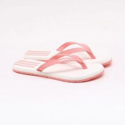 Chinelo Adidas Eezay Flip Flop Feminino - Rosa e Branco R$44