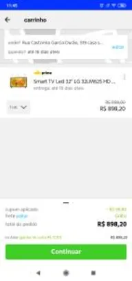 Smart TV Led 32'' LG 32LM625 HD Thinq AI  R$ 898