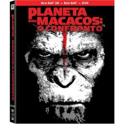 DVD + Blu-ray + Blu-ray 3D - Planeta dos Macacos: O Confronto - R$ 13