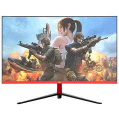 Monitor Gamer HQ 24" FHD, 165hz, 1ms, Curvo, Freesync, Alto falantes