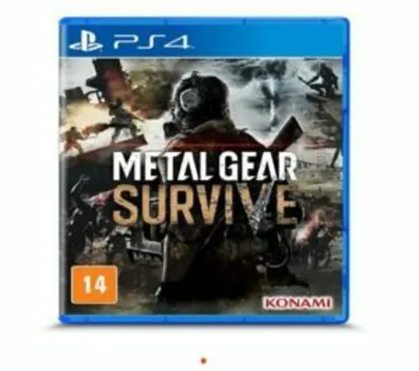 Metal Gear Survive - Mídia física PS4 - R$17