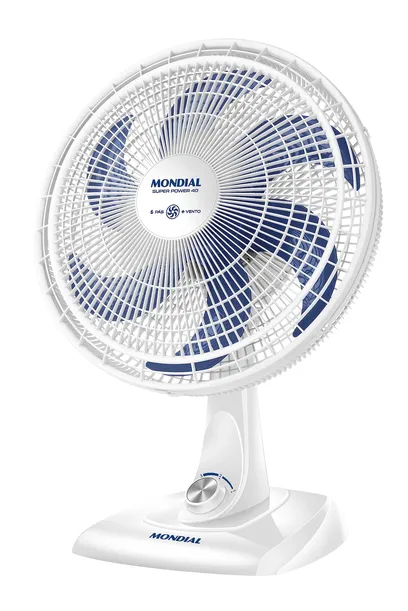 Foto do produto Ventilador De Mesa Mondial 6 Pás Super Power VSP-40-W - 40cm