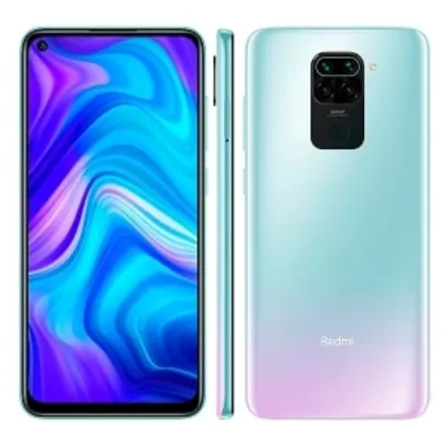 Smartphone Xiaomi Redmi Note 9 Tela 6.5'' 4GB RAM 128GB Câmera Quádrupla Polar White