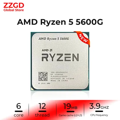 Processador Amd Novo Ryzen 5 5600g R5 5600g