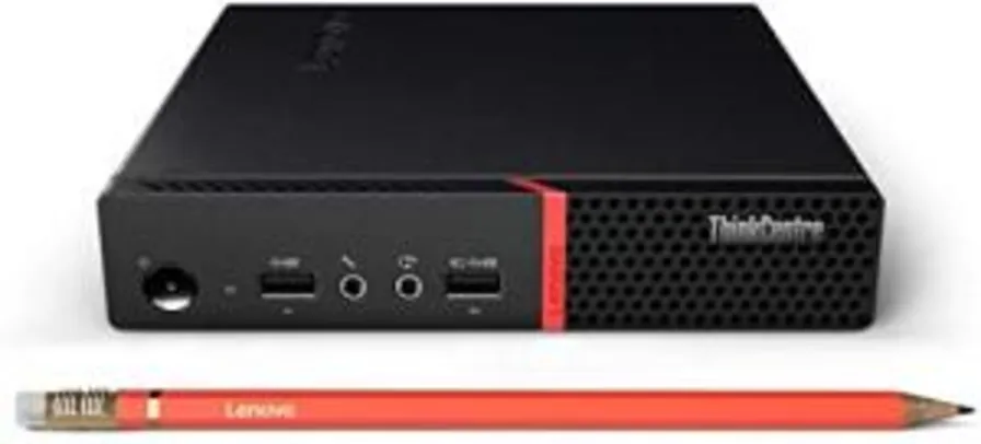 [R$383 de AME] Desktop Lenovo ThinkCentre M715q Tiny Ryzen 5 2400GE 8GB 256GB SSD | R$3.191