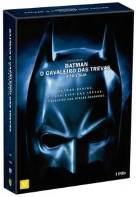 Batman: o Cavaleiro Das Trevas - A Trilogia - 3 DVDs - R$18