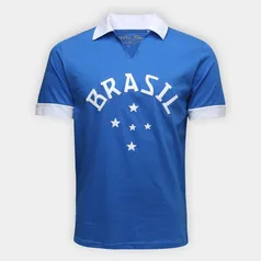 Camisa Polo Brasil Retrô Times Masculina