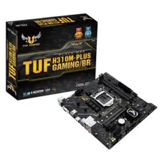 PLACA MÃE ASUS TUF H310M-PLUS GAMING DDR4 LGA 1151 - R$321