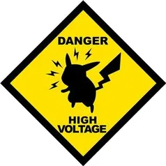 Placa Decorativa Danger High Voltage - Legião Nerd (frete gratis) por R$ 19