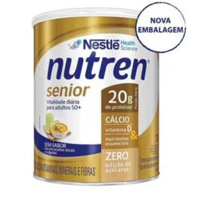 Suplemento Alimentar Nestlé Nutren Senior Sem Sabor 370g R$ 35