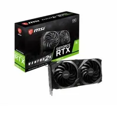 Placa de Vídeo MSI GeForce, RTX 3060 Ti VENTUS 2X, 8GB GDDR6, 256Bit | R$ 2999