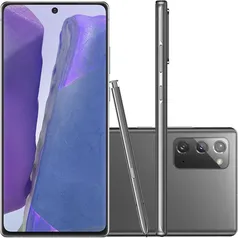 [Reembalado] Smartphone Samsung Galaxy Note 20 256GB 5G Wi-Fi Tela 6.7'' Dual Chip 8GB RAM Câmera Tripla + Selfie 10MP - Mystic Gray