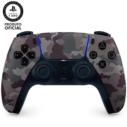 Controle Sem Fio Dualsense Camuflado para PlayStation 5, PC, Smartphone e TV