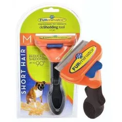 Escova Furminator Para Cães Médios Com Pelo Curto