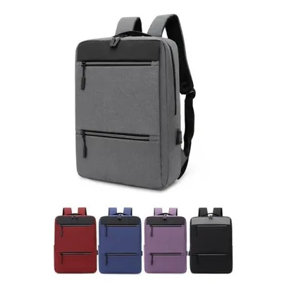 [BR | Moedas] Mochila para Notebook Impermeável Notebook 17'' Polegadas, com Porta USB 