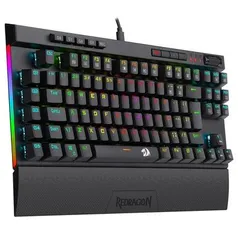 Teclado Mecânico Gamer Redragon Magic Wand Pro K587, RGB, Switch Redragon Blue, ABNT 2 | R$400