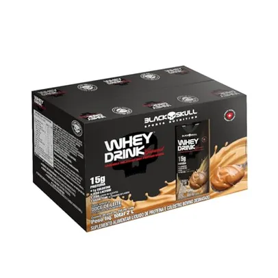 (Próx, vencimento) WHEY DRINK GOURMET - PRONTO PARA BEBER - PACK 8 UNID WHEY DRINK GOURMET 250mL - DOCE DE LEITE - 8 UNID