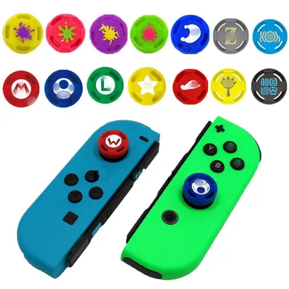 [Taxa Inclusa] 2pcs Capa de Silicone para Controle Nintendo Switch