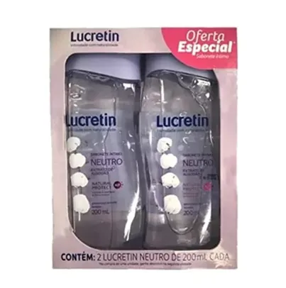 [REC] Kit 4x Sabonete Líquido Neutro Íntimo Lucretin 200ml