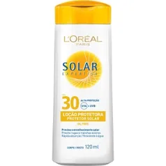 Protetor Solar Expertise Loção FPS 30 120ml - L'Oréal Paris R$11,99