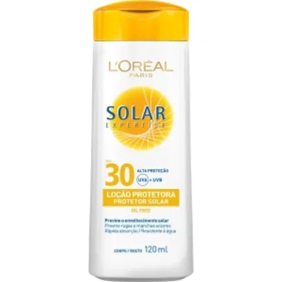 Protetor Solar Expertise Loção FPS 30 120ml - L'Oréal Paris R$11,99