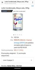 [recorrência 4x R$4] Leite condensado moça lata -