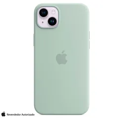 Apple Capa de Silicone Oficial iPhone 14 Plus, Com MagSafe, Cor Verde