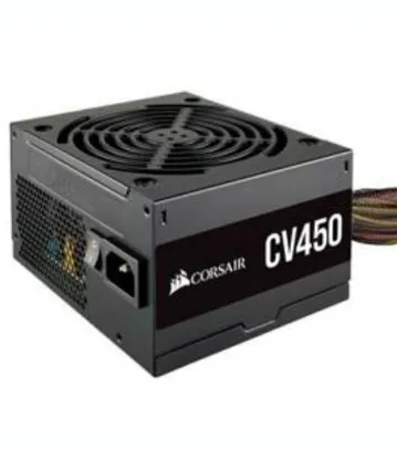 Fonte Corsair CV450, 450W, 80 Plus Bronze | R$260