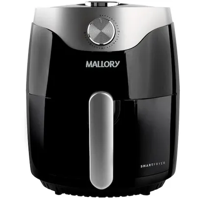 Fritadeira Elétrica Sem Óleo Air Fryer Mallory Smart Fryer 3L - Preta/Prata 