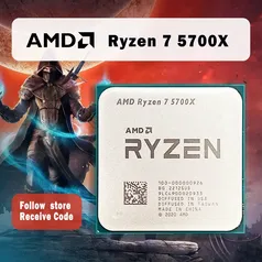 [APP] Processador para CPU AMD Ryzen 7, R7 5700X, 3,4 GHz, 8 núcleos, 16 thread, PCIE4.0, 65W