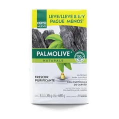 (REC)Sabonete em Barra Palmolive Naturals Sensação Purificante 8 Unidades de 85g Leve Mais Pague Menos