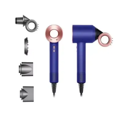 Secador de Cabelo Dyson Supersoni HD15 com Controle Inteligente de Temperatura e Bocais de Alisamento, Modelador, Secagem Suave e Flyway Coanda 