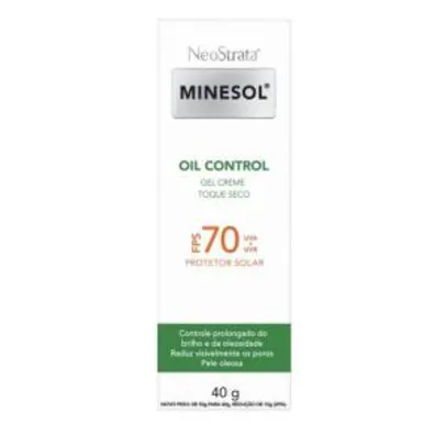 Protetor Solar Facial Neostrata Minesol Oil Control Fps70 40g | R$ 35