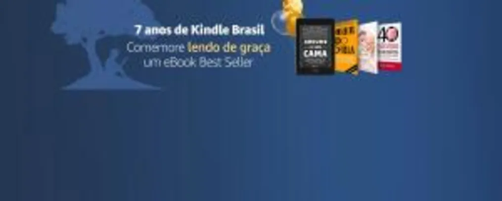 Promoção 7 anos Kindle - Best-seller gratuito