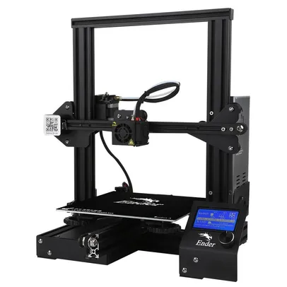 Impressora 3D Creality - Modelo Ender 3 Extrusora Atualizada | R$1530