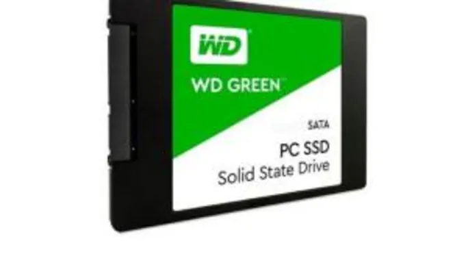SSD WD Green, 1TB, SATA, Leitura 545MB/s, Gravação 430MB/s | R$ 700