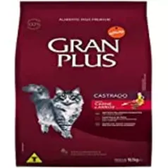 Ração Para Gatos Castrados Gran Plus Gourmet Salmão E Frango 10,1Kg 