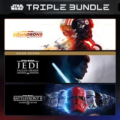 PACOTE TRIPLO EA STAR WARS - (Squadrons, Jedi: Fallen Order, Battlefront II: Celebration Edition) 