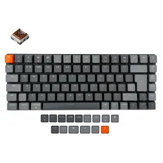 Teclado Mecânico Keychron K3 E PT BR c/ Ç Slim Bluetooth, Sem fio